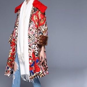 Multi Colour Spring Coat